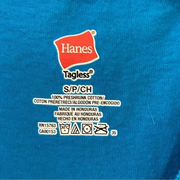 Hanes Sz S Blue St. Francis Animal Rescue Pre-Shrunk Cotton Kitty Cat T-Shirt - Picture 5 of 5